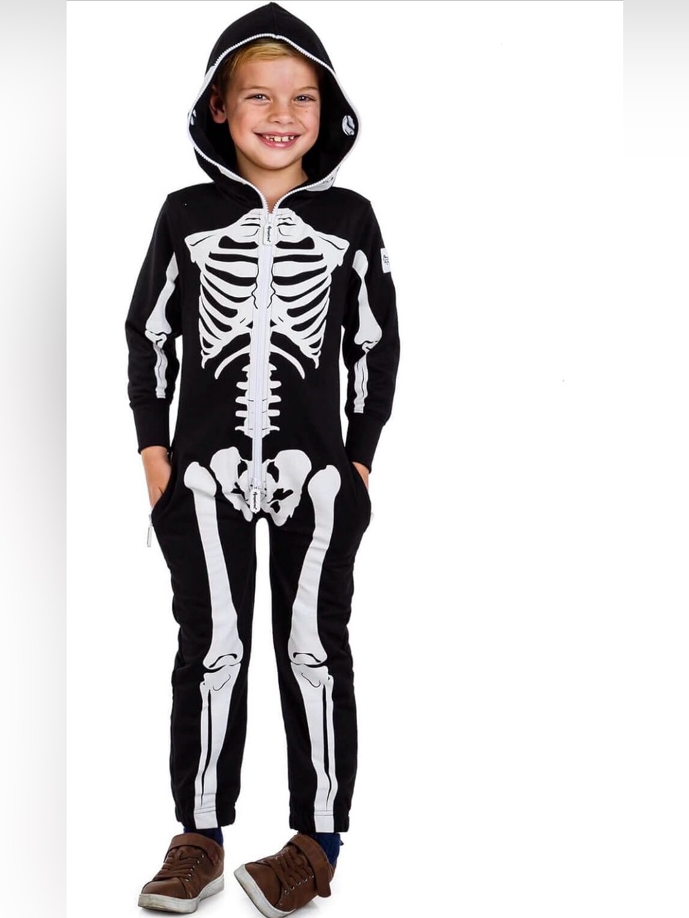 Tipsy Elves Kids Skeleton Halloween Costume Unisex XS